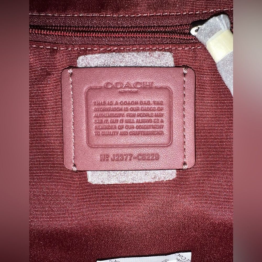 🔥🎁NWT! Coach KACEY Satchel Leather Handbag Bright Violet Msrp:$378.00 - Picture 10 of 12